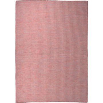 Prolenta Premium - Buitenkleed platgeweven 140x200 cm rood