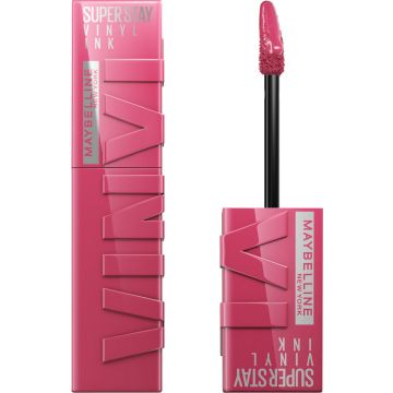 Maybelline New York - SuperStay Vinyl Ink Lipstick - 20 Coy - Roze - Langhoudende Lippenstift - 4.2 ml