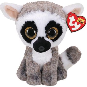 Ty - Knuffel - Beanie Boos - Linus Lemur - 15cm