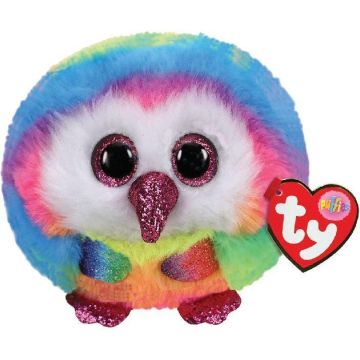 Ty - Knuffel - Teeny Puffies - Owen Owl - 10cm