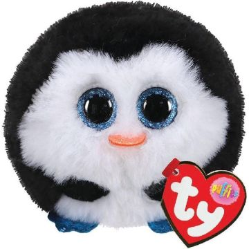 Ty - Knuffel - Teeny Puffies - Waddles Penguin - 10cm - 4,90 cm - rood