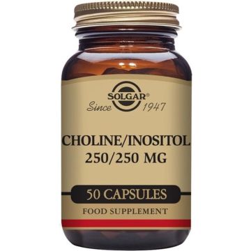 Choline- Inositol Solgar 250/250 mg (50 Capsules)