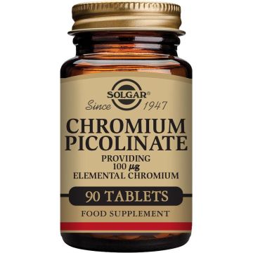 Chromium Picolinate Solgar 100 mcg (90 tablets)