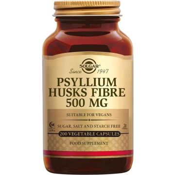 Solgar Vitamins - Psyllium Husks 500 mg (vlozaad vezels, in capsules)