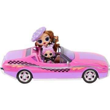 L.O.L. Surprise City Cruiser Auto - Roze/paarse cabrio - Met exclusieve minipop - Met modepop