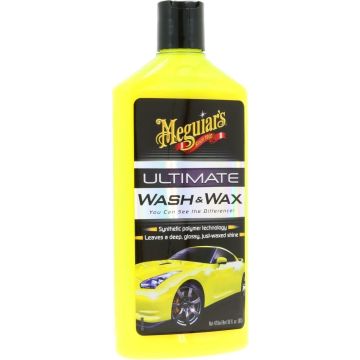 Meguiar's Ultimate Wash &amp; Wax - Autoshampoo - 473ml - Waxverlengende Shampoo
