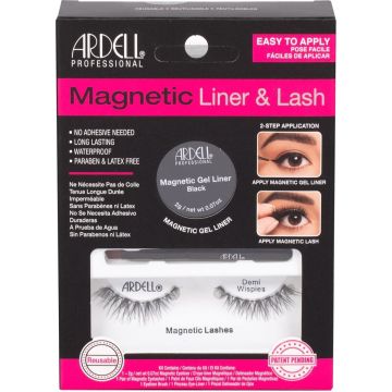 Ardell - Magnetic Liner &amp; Lash Demi Wispies- herbruikbaar - 1set