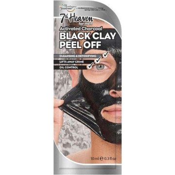 7th Heaven For Men Black Clay Peel-off Mask 10 Ml