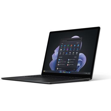 Microsoft Surface Laptop 5 i7-1265U Notebook 38,1 cm (15") Touchscreen Intel® Core™ i7 16 GB LPDDR5x-SDRAM 512 GB SSD Wi-Fi 6 (802.11ax) Windows 11 Pro Zwart