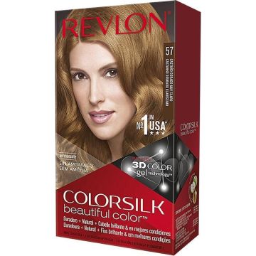 Haarkleur Zonder Ammoniak Colorsilk Revlon Zeer licht goudkastanje