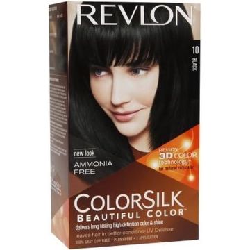 Haarkleur Zonder Ammoniak Colorsilk Revlon Zwart