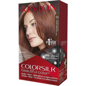 Haarkleur Zonder Ammoniak Colorsilk Revlon Licht kastanjebruin