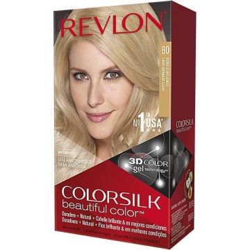 Haarkleur Zonder Ammoniak Colorsilk Revlon Asblond