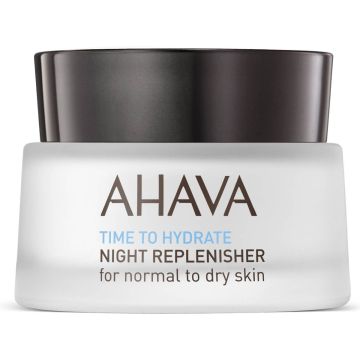 AHAVA nachtcréme – Voor normaal tot droge huid – Geeft hydratatie tijdens de nachtrust – Versterkt de natuurlijke barrière van de huid - Anti Uitdroging – VEGAN – Alcohol- en parabenenvrij – 50ml
