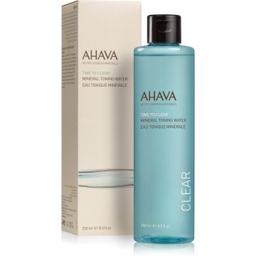 AHAVA Mineraal verstevigende water – Reinigt en bereidt de huid voor – Houdt de hydratatie op peil – Herstelt de natuurlijke pH-waarde van de huid – VEGAN – Alcohol- en parabenenvrij – 200ml