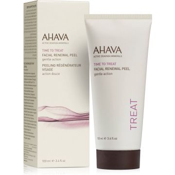 AHAVA Vernieuwende gezichtspeeling – Voor een stralende en egale huid – Geeft de huid een gezonde gloed – VEGAN – Alcohol- en parabenenvrij – 100ml