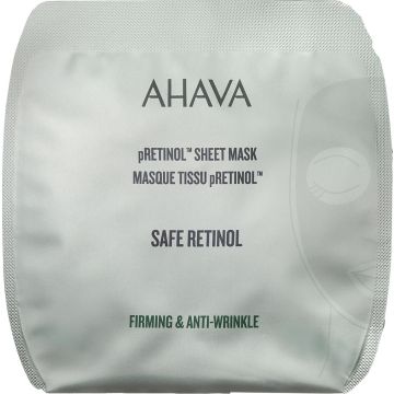AHAVA pRetinol gezichtsmasker - Vermindert de verschijning van rimpels en fijne lijntjes - Hydrateert de huid - VEGAN – Alcohol- en parabenenvrij - 1 stuk