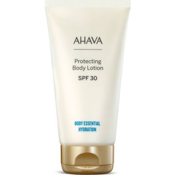 AHAVA Beschermende bodylotion - Beschermt de huid tegen UVA/B stralingen - Hydrateert en voedt de huid - SPF30 - VEGAN - Alcohol- en parabenenvrij - 150ml