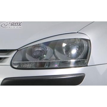 RDX Racedesign Koplampspoilers passend voor Volkswagen Golf V 2003-2008 &amp; Jetta 2005-2010 (ABS)