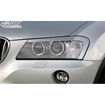 RDX Racedesign Koplampspoilers BMW X3 F25 2010-2014 (ABS)