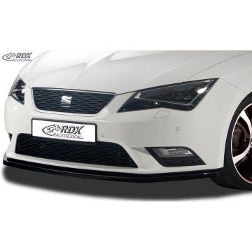 RDX Racedesign Voorspoiler Seat Leon 5F SC/5-deurs/ST 2013-2017 excl. FR/Cupra (ABS zwart glanzend)