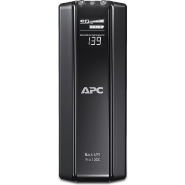 APC Back-UPS PRO BR1500G-FR - Noodstroomvoeding / 6x penaarde / USB / 1500VA / uitbreidbare runtime