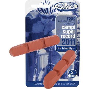 Kool-stop Remblokrubbers Campi Super Record 55 X 10 Mm Bruin