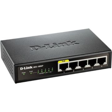 D-Link DES 1005P -Switch