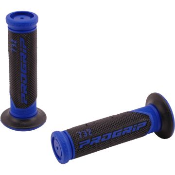 Handvatset Pro grip 732 zwart/blauw