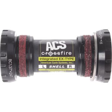 Acs Bottom Bracket Crossfire Bsa 73 X 68 Mm Zwart