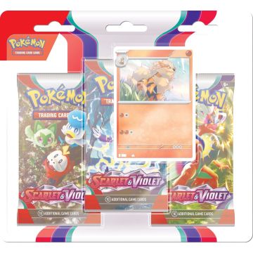 Pokémon Scarlet &amp; Violet - 3BoosterBlister - Pokémon Kaarten