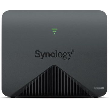 Synology MR2200AC draadloze router Dual-band (2.4 GHz / 5 GHz) Gigabit Ethernet 3G 4G Zwart