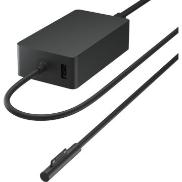 Microsoft Surface 127W Power Supply - Netspanningsadapter - 127 Watt - EMEA - zwart - commercieel - voor Surface Book, Book 2, Book 3, Go, Go 2, Laptop, Laptop 2, Laptop 3, Pro 6, Pro 7, Pro X