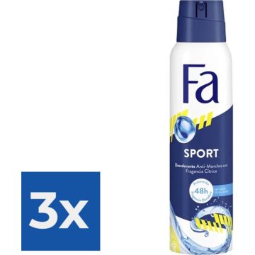 Fa Deodorant Sport 150ml - Voordeelverpakking 3 stuks