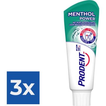 Prodent Menthol Power 75 ml - Voordeelverpakking 3 stuks