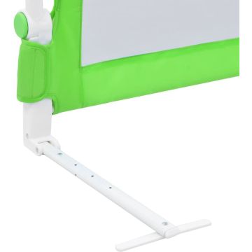 vidaXL Bedhekje peuter 180x42 cm polyester groen - Bedhekje