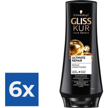 Gliss Kur Conditioner - Ultimate Repair - Voordeelverpakking 6 x 200 ml