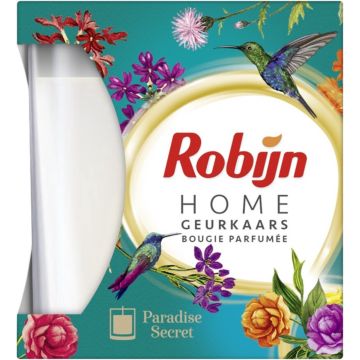 Robijn Geurkaars Paradise Secret 115 gr - Fotolijst - Voordeelverpakking 6 stuks