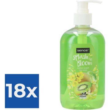 Sence Splash To Bloom Handzeep Kiwi 500 ml - Voordeelverpakking 18 stuks