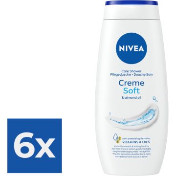 Nivea Douchecrème - Rich Moisture Soft 250ml - Voordeelverpakking 6 stuks