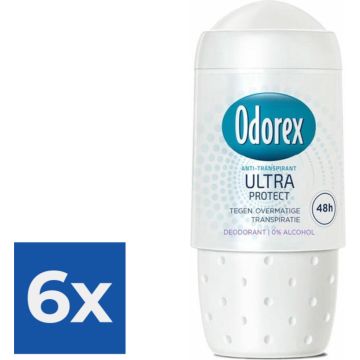 Odorex Deodorant Roller Ultra Protect 50 ml - Voordeelverpakking 6 stuks