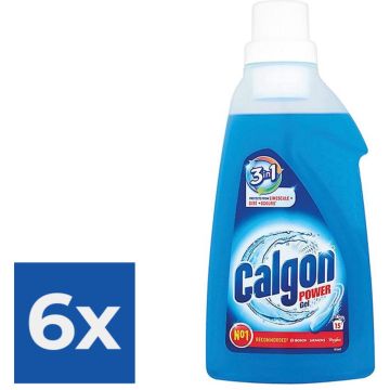 Calgon 2 in 1 Gel ActiClean - 750 ml - Wasmachine Beschermer - Voordeelverpakking 6 stuks