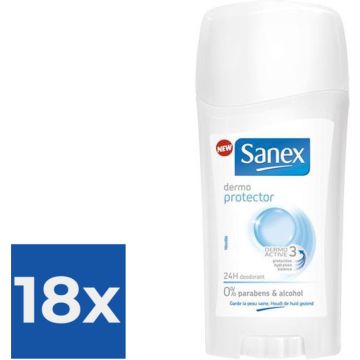 Sanex Dermo Protector Deodorant Stick 65 ml - Voordeelverpakking 18 stuks