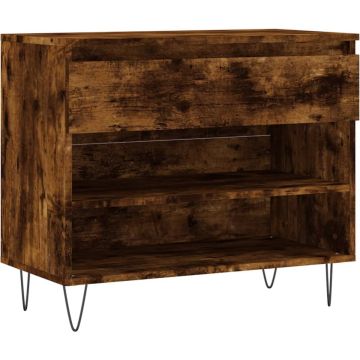 vidaXL-Schoenenkast-70x36x60-cm-bewerkt-hout-gerookt-eikenkleurig