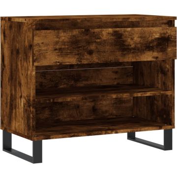 vidaXL-Schoenenkast-70x36x60-cm-bewerkt-hout-gerookt-eikenkleurig