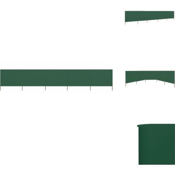 vidaXL Inklapbaar Windscherm - 600 x 120 cm - Groen - Windscherm (tent)
