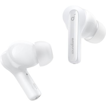 soundcore Note 3i - Noise Cancelling Earbuds with 4 Mic (White) - AI-Enhanced Calls - 10mm Oversized Drivers - Soundcore App for Custom EQ - 36H Playtime