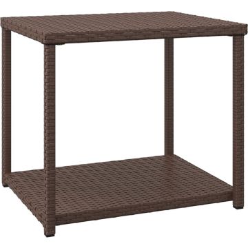 vidaXL-Bijzettafel-55x45x49-cm-poly-rattan-bruin