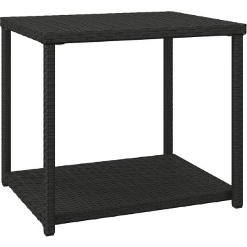 vidaXL-Bijzettafel-55x45x49-cm-poly-rattan-zwart