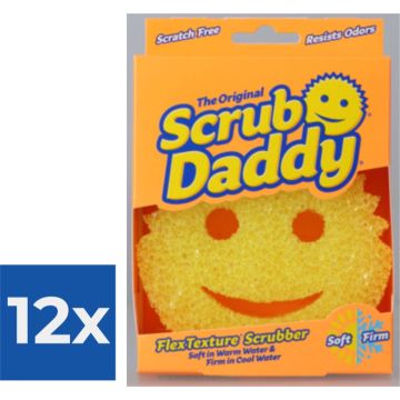 Scrub Daddy Original - Spons Geel - Anti Kras - Voordeelverpakking 12 stuks
